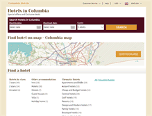 Tablet Screenshot of columbiasouthcarolinahotels.com
